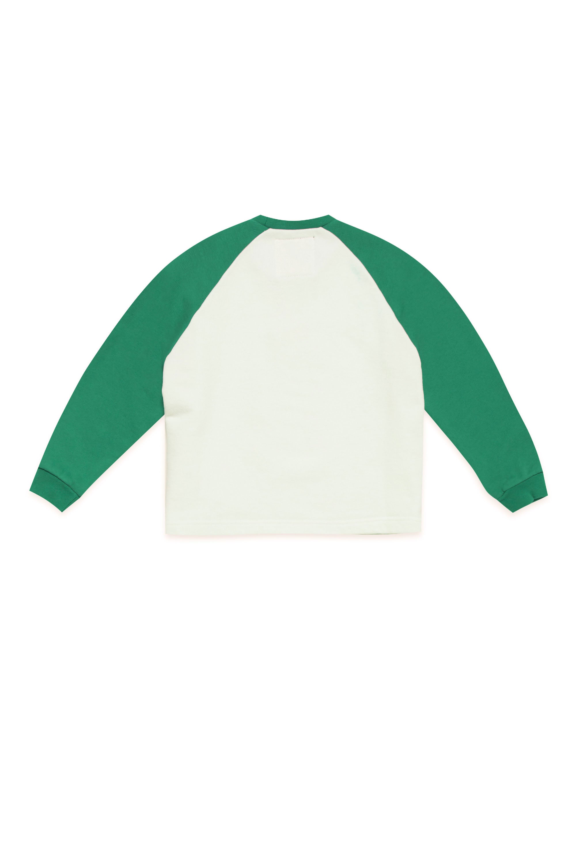 Printed sweatshirt - Off White & Green