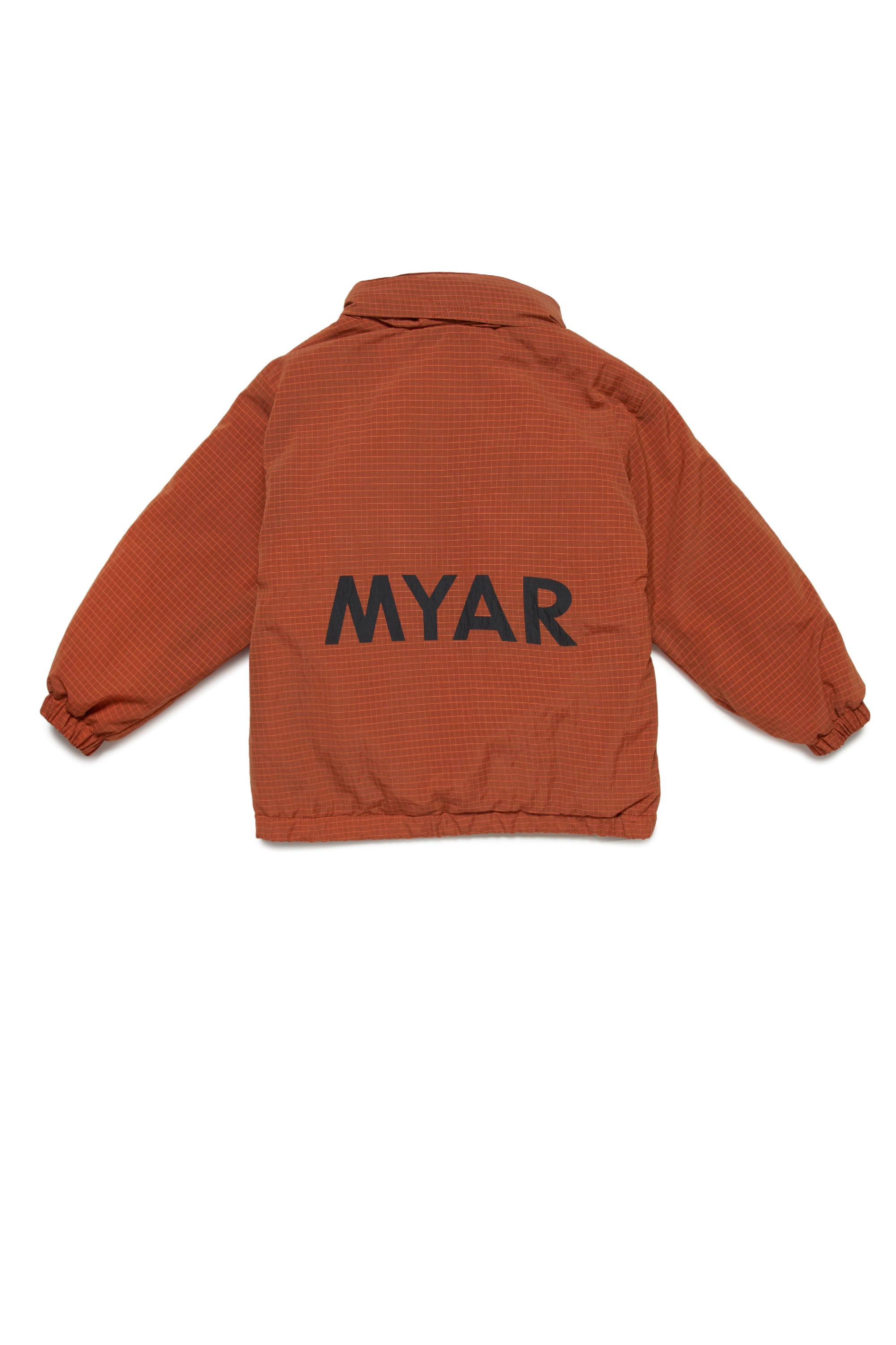 Zip-up hooded jacket - Deep Orange