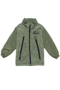 Veste à capuche zippée - Faded Green