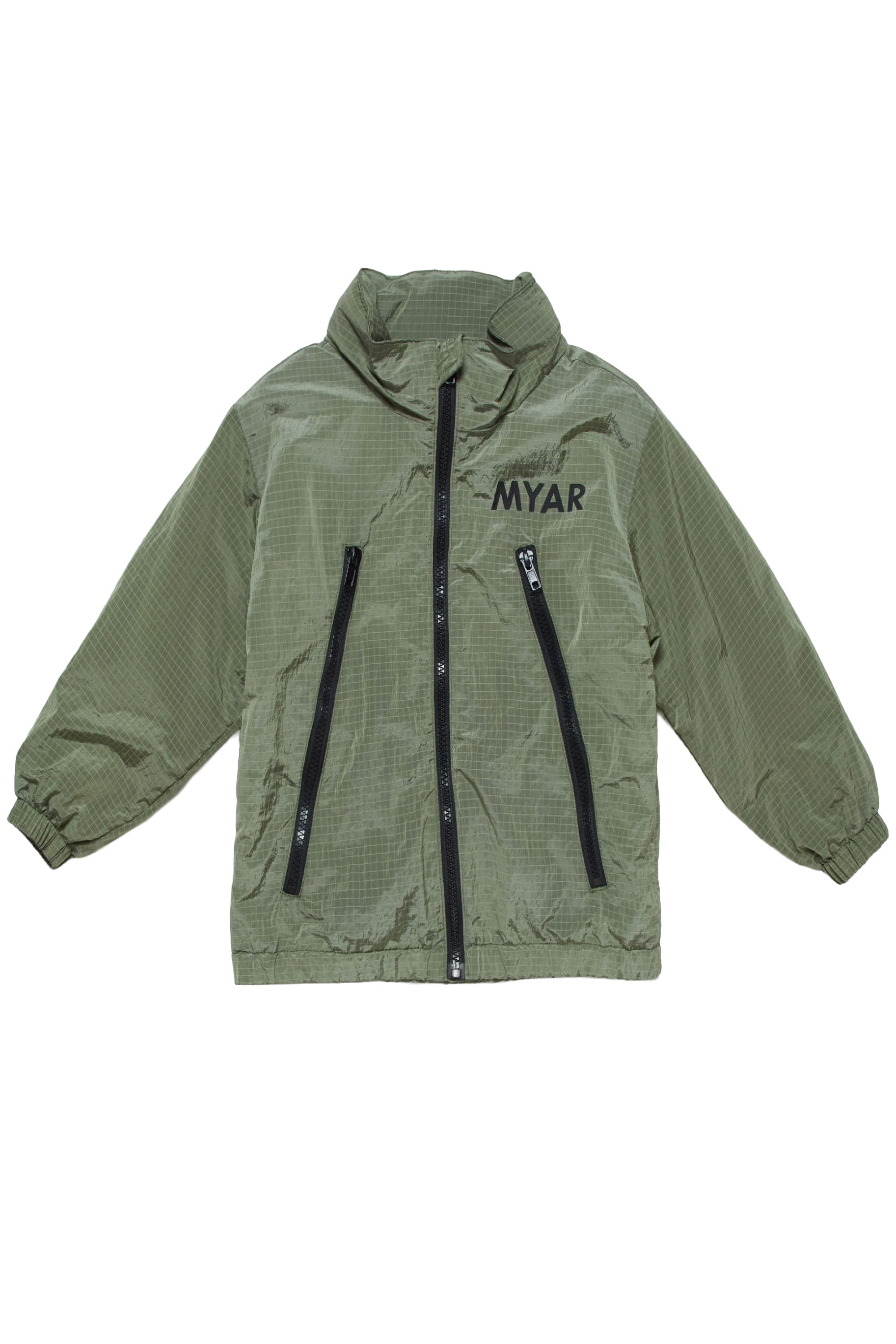 Veste à capuche zippée - Faded Green