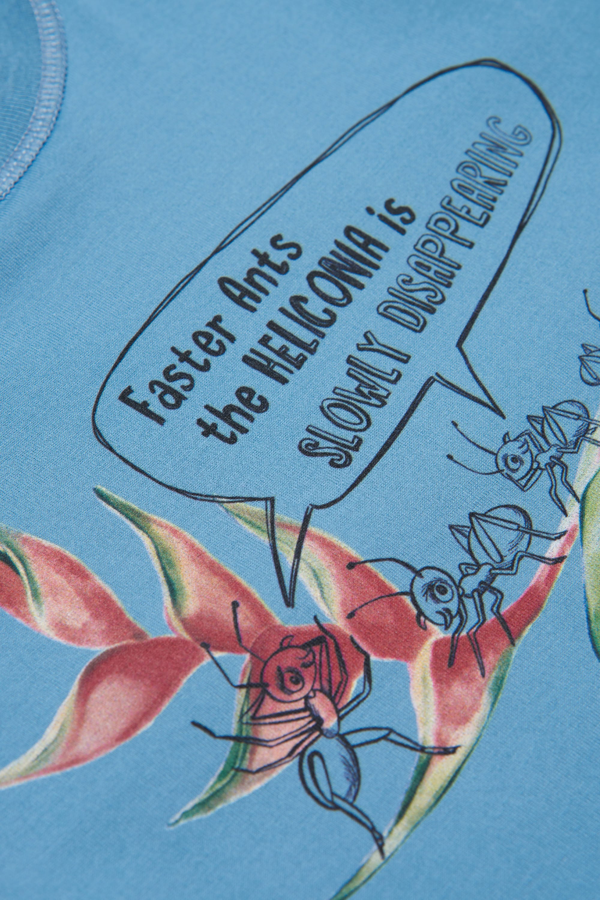 T-shirt à imprimé - Dusty Blue