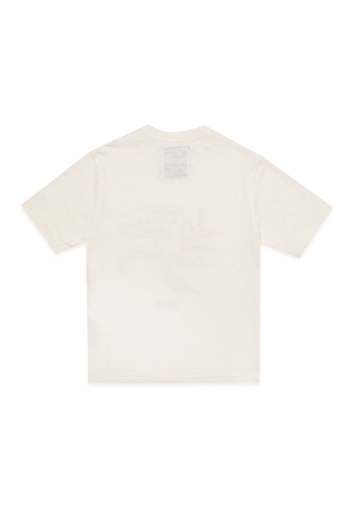 T-shirt à imprimé en lin mélangé - Off White