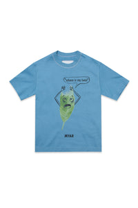 Print T-shirt - Dusty Blue