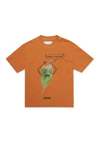 T-shirt à imprimé - Faded Orange