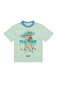 Printed T-shirt - Water Green