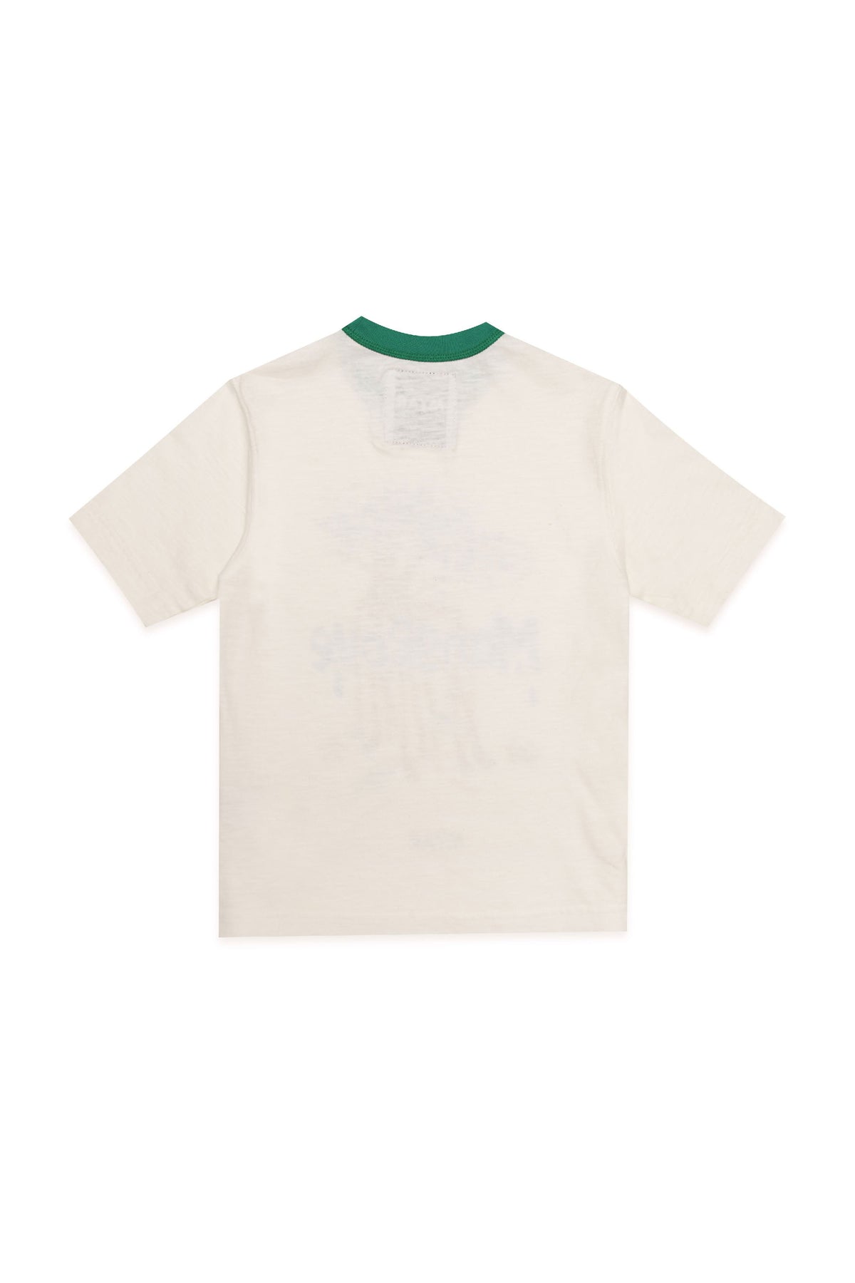 T-shirt à imprimé en lin mélangé - Off White