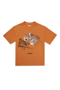 Printed T-shirt - Faded Orange