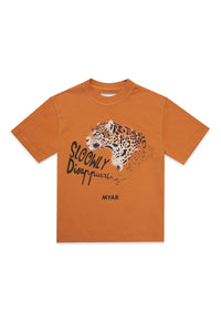 T-shirt à imprimé - Faded Orange