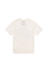 T-shirt à imprimé en lin mélangé - Off White