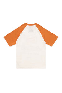 Linen print T-shirt - Off White