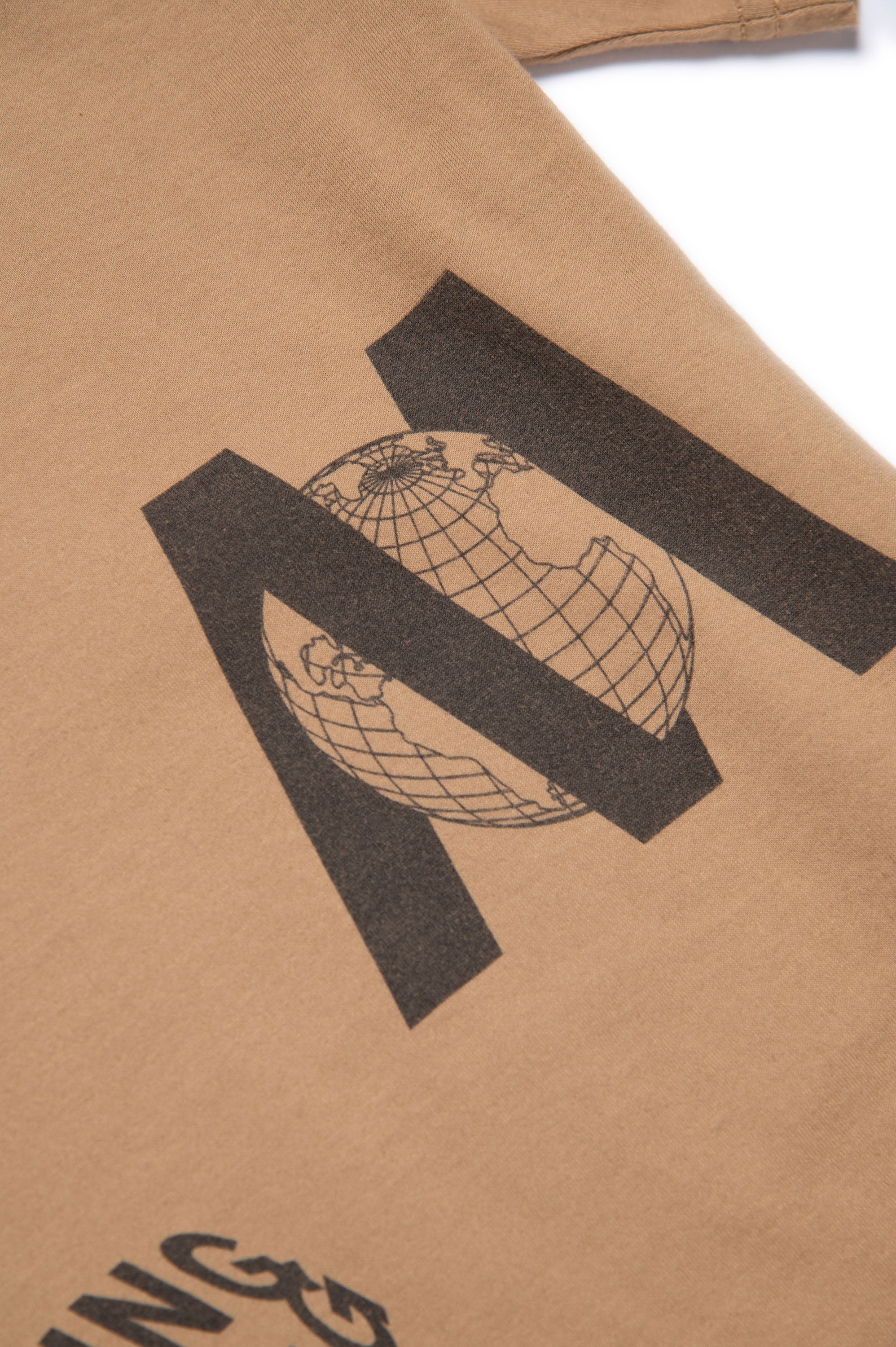 Print T-shirt - Natural Beige