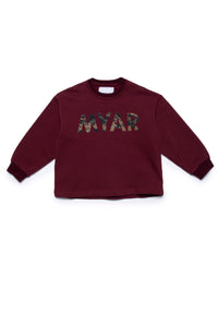 Sweatshirt à impression - Burgundy