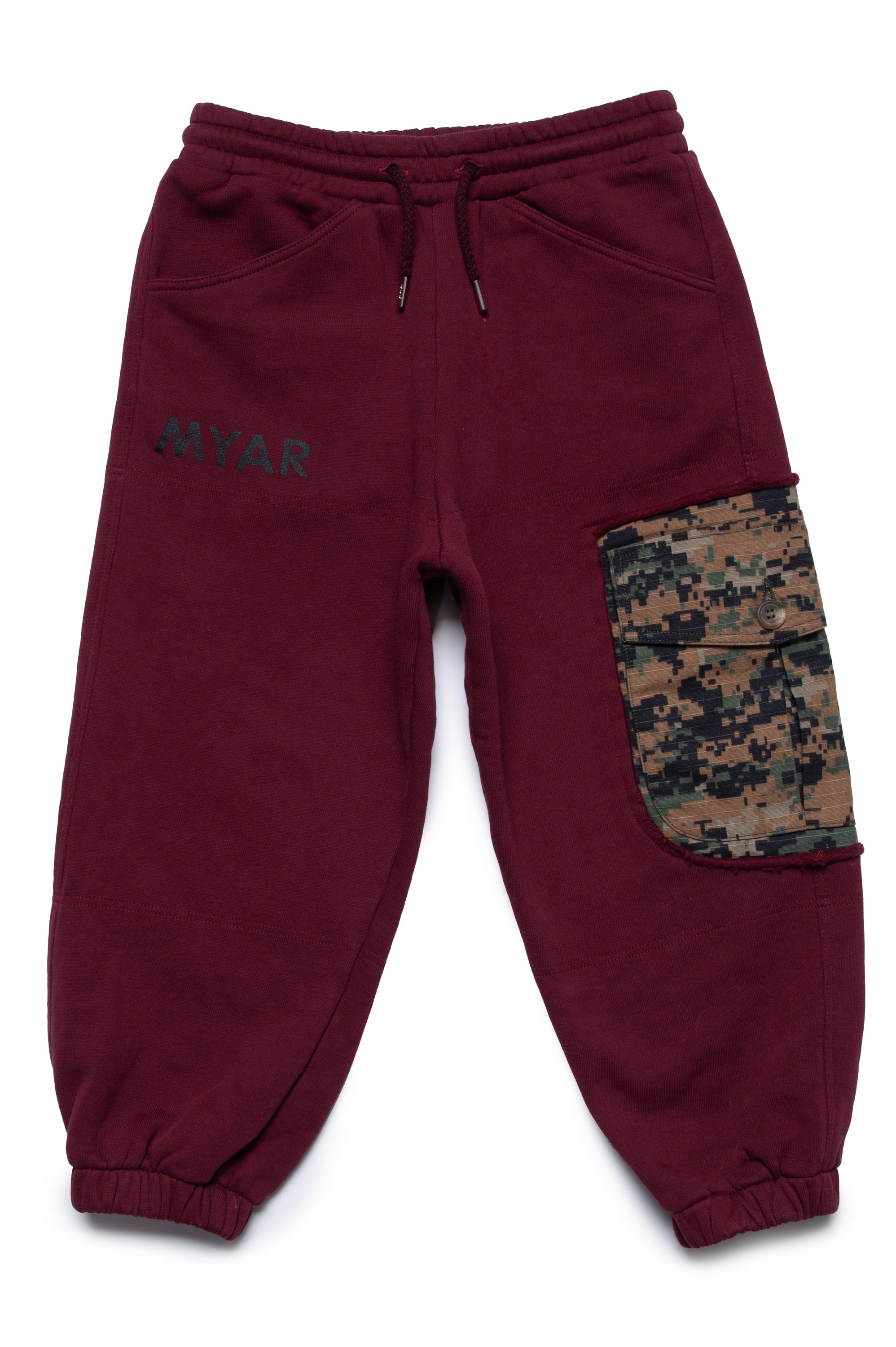 Burgundy Pantalon - Burgundy