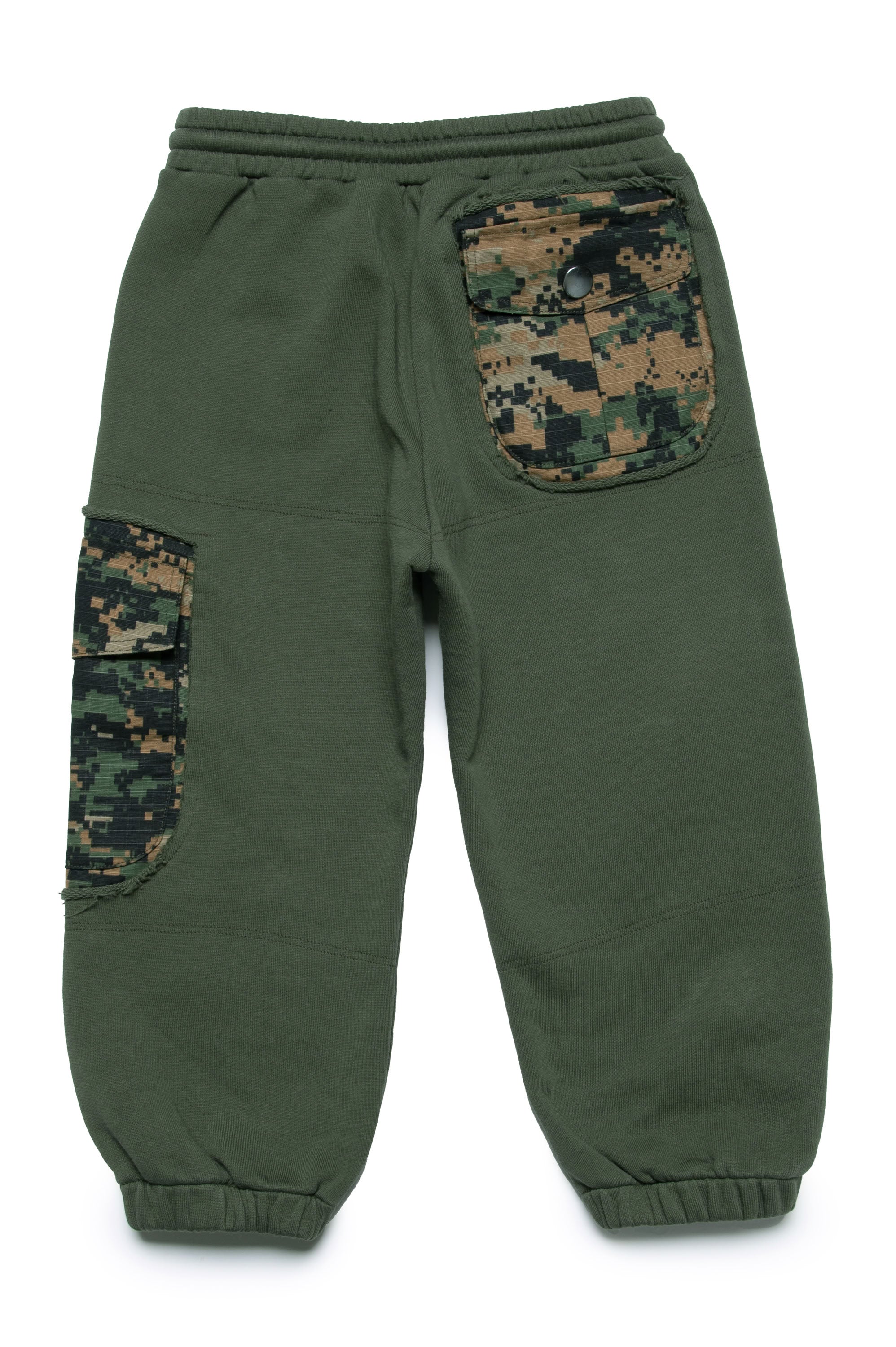 Printed tracksuit trousers - Army Green