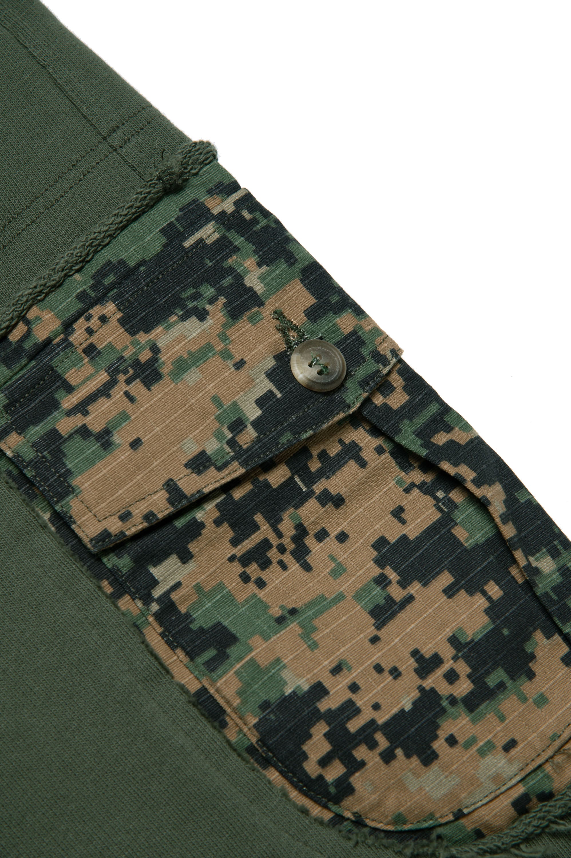 Printed tracksuit trousers - Army Green