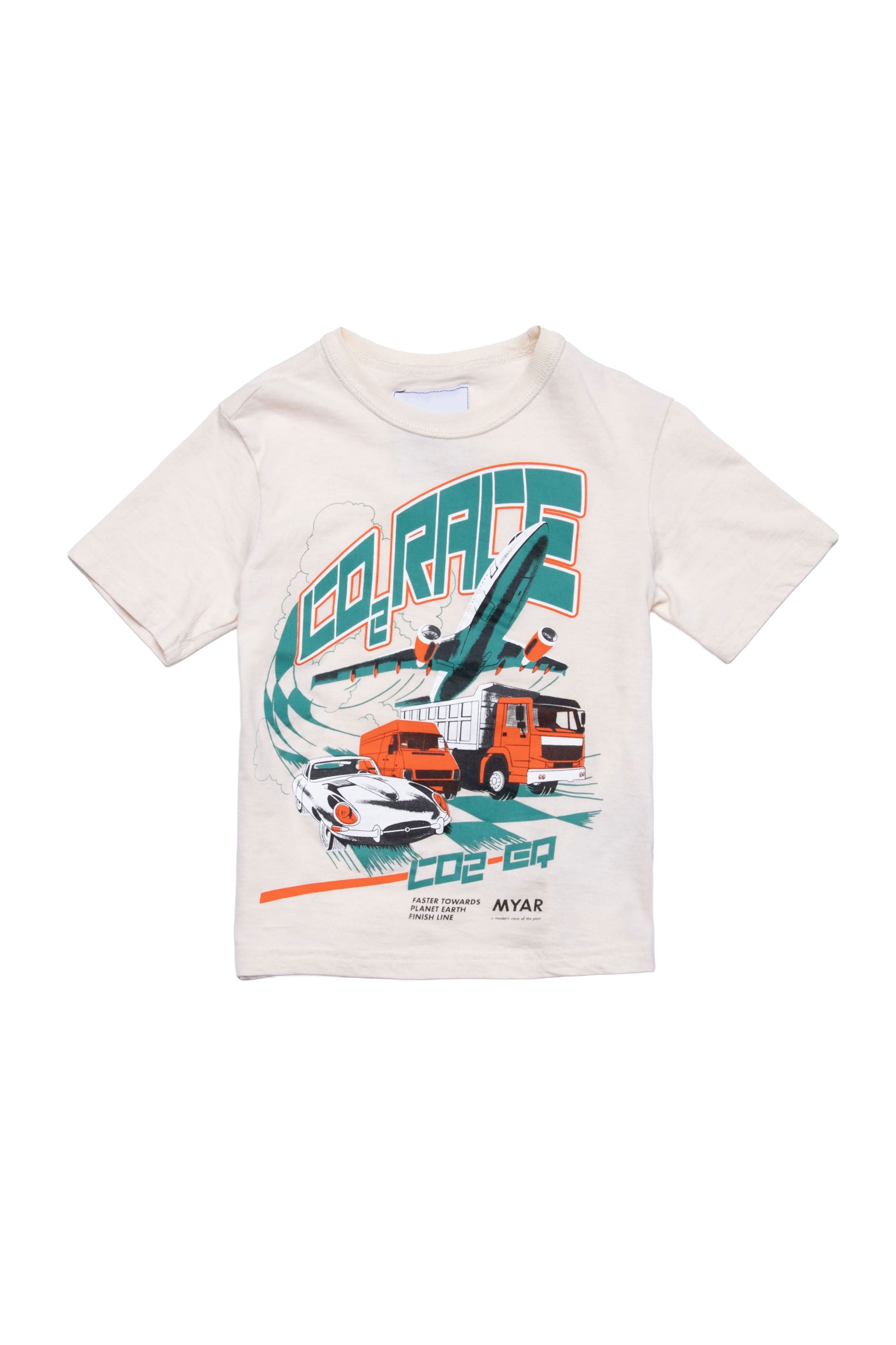 T-shirt à imprimé - Oat White