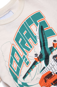 T-shirt à imprimé - Oat White