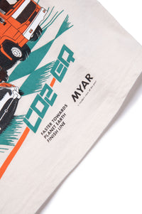 T-shirt à imprimé - Oat White