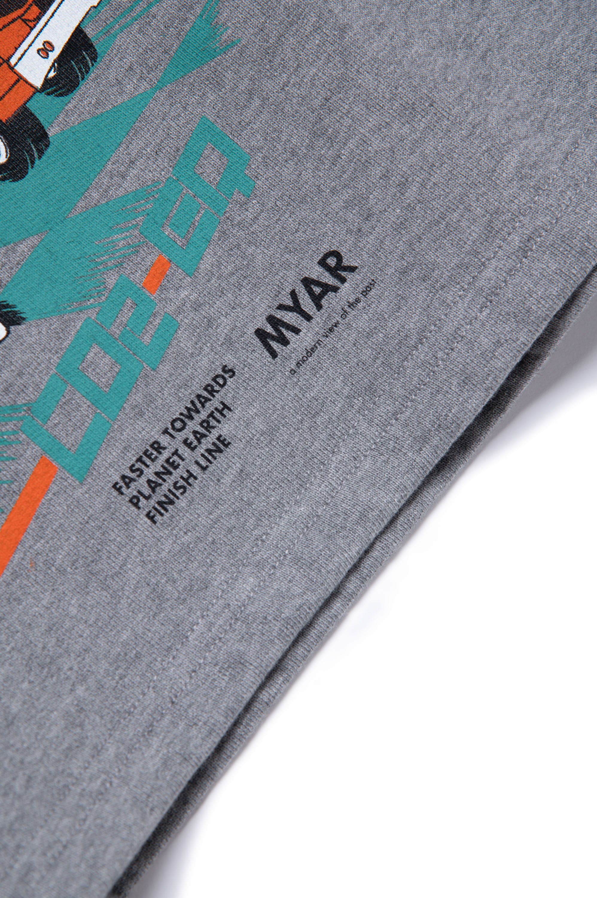 Printed sweatshirt - Silver Grey Melange