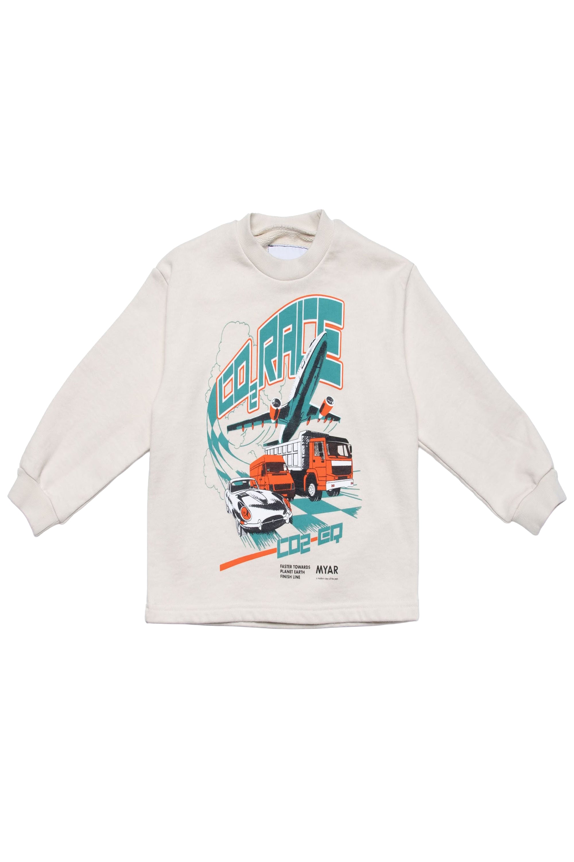 Sweatshirt à impression - Oat White