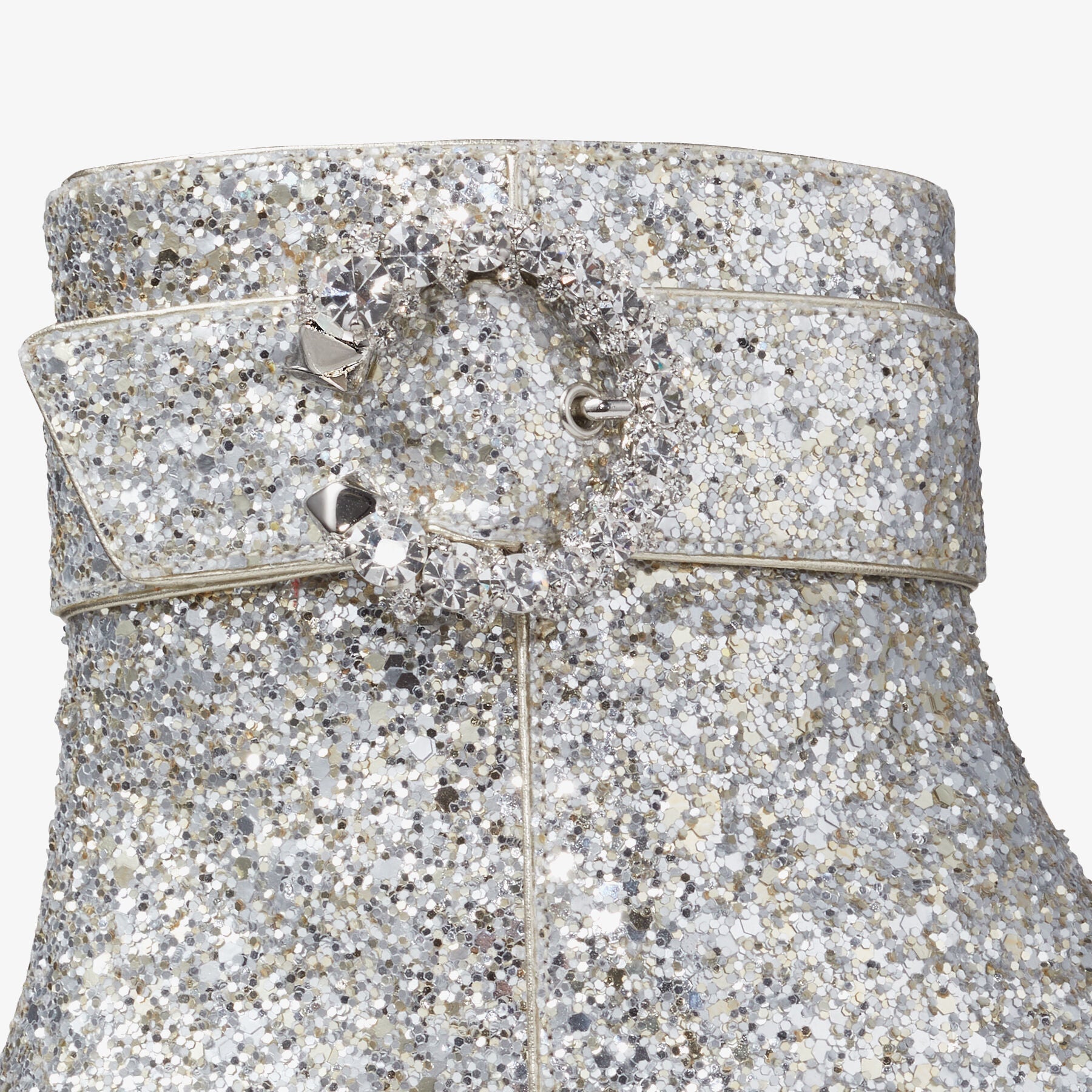 Bottines Myan 45 - Platinum & Crystal