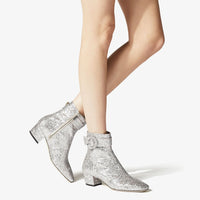 Bottines Myan 45 - Platinum & Crystal