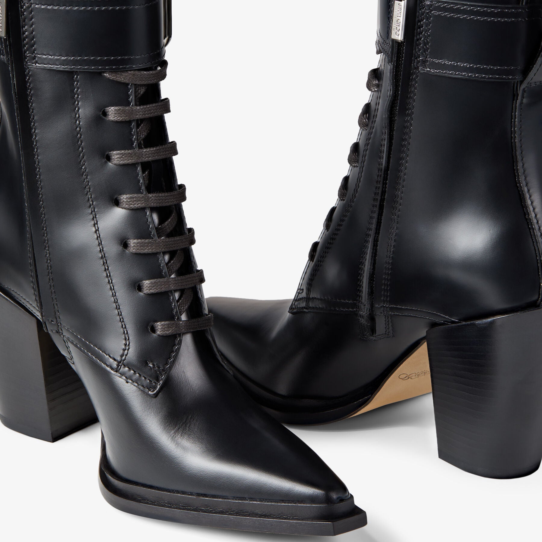 Bottines Myos 80 en cuir - Black