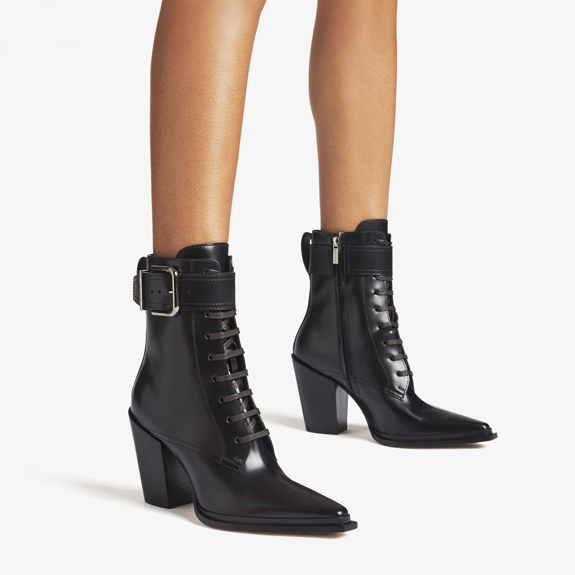 Bottines Myos 80 en cuir - Black