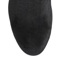 Myren stretch suede thigh boots - Black