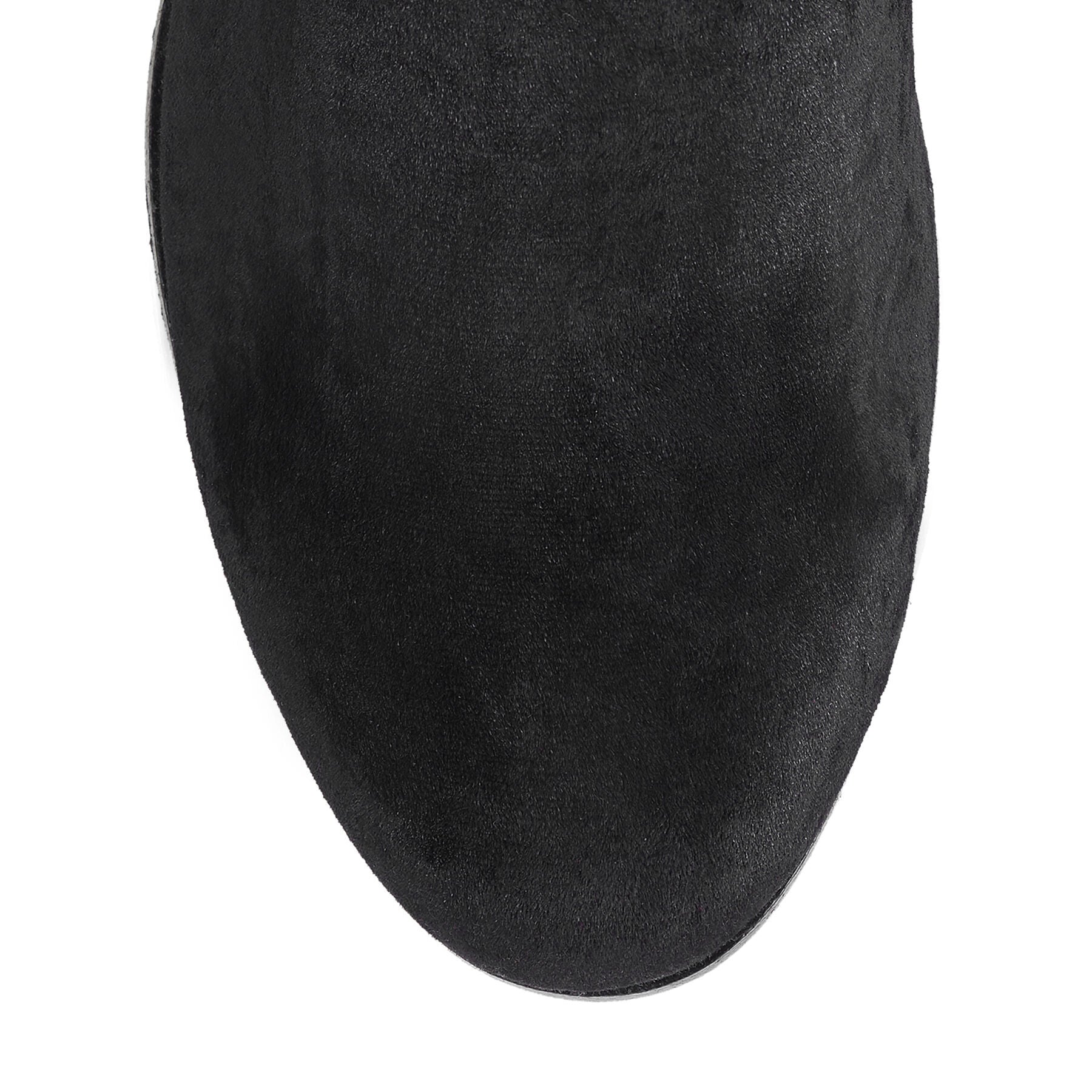 Myren stretch suede thigh boots - Black