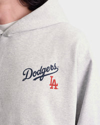 Sweat à capuche Dodgers Serif à poche - Heather Gray