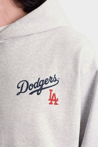Sweat à capuche Dodgers Serif à poche - Heather Gray