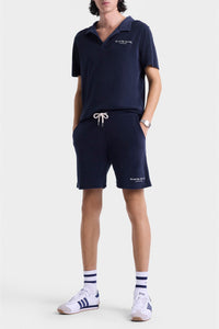 Bermuda Eden Script en velours - Dark Navy