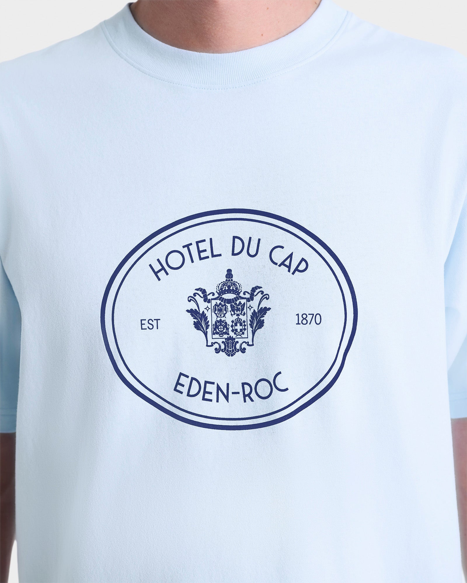 T-shirt Eden Crest avec écusson - Ciel