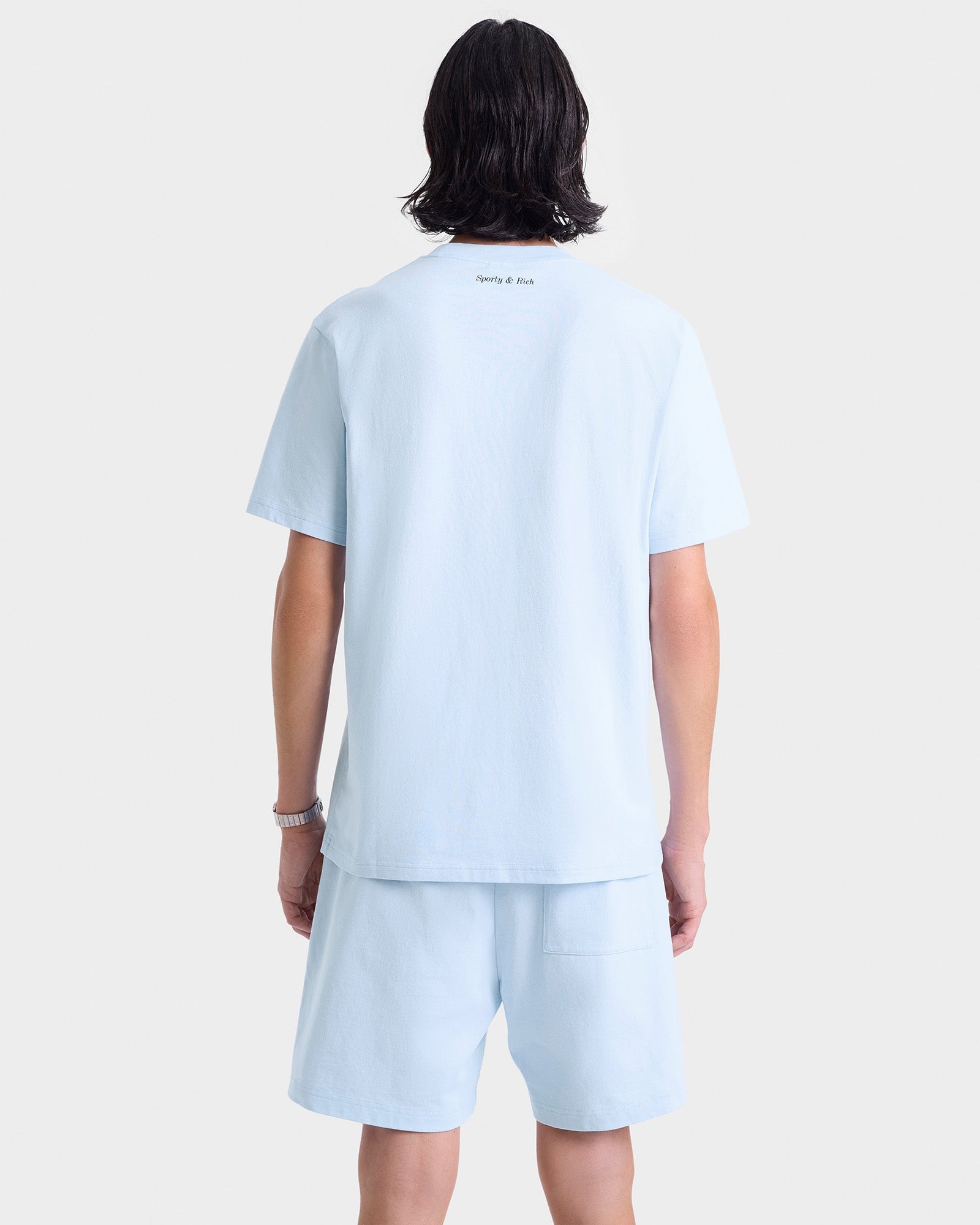 T-shirt Eden Crest avec écusson - Ciel
