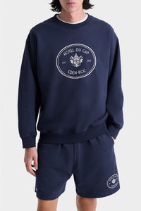 Eden Crest Sweatshirt with embroidery - Dark Navy