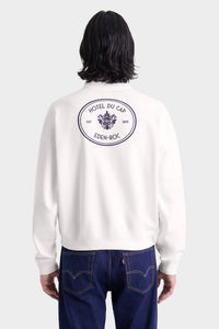 Pull à col zippé Eden Crest - Blanc