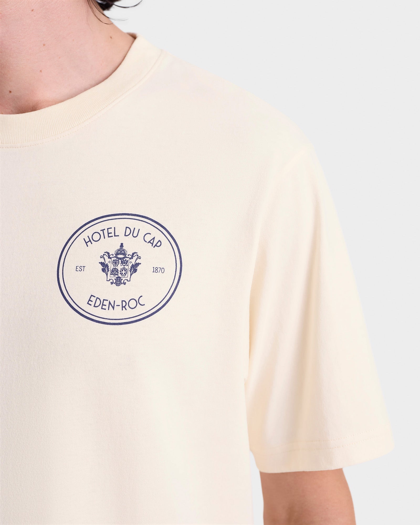 T-shirt Kennedy Crest à impression - Cream