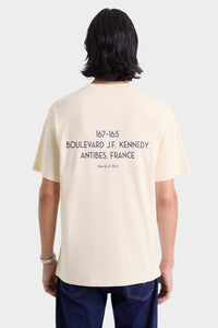 T-shirt Kennedy Crest à impression - Cream