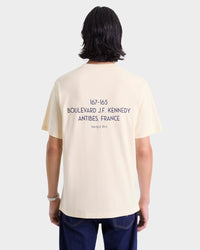 T-shirt Kennedy Crest à impression - Cream