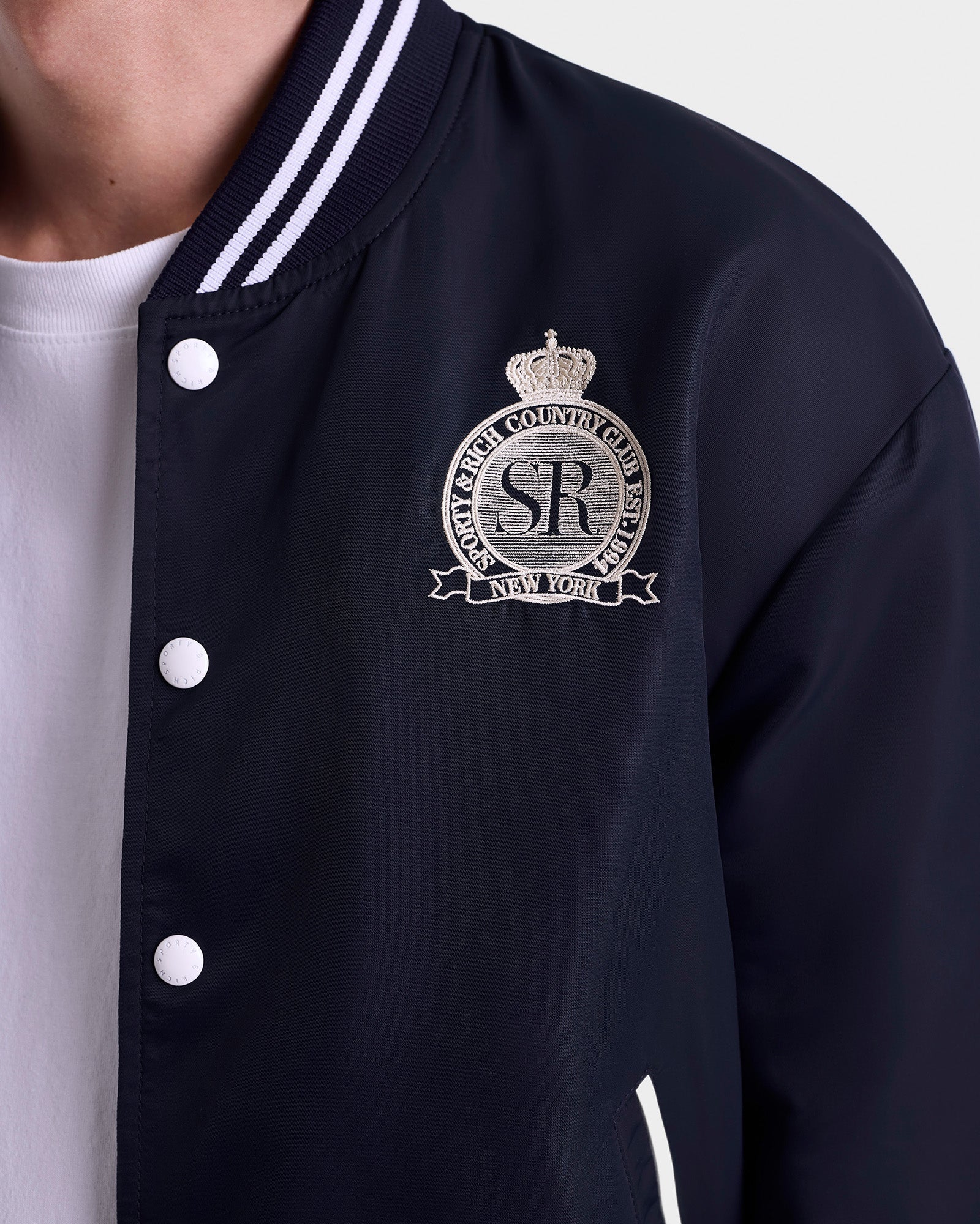 Veste bomber Varsity - Dark Navy