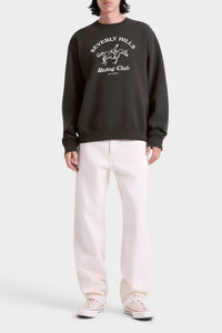 BH Riding Club Crewneck - Faded Black & White