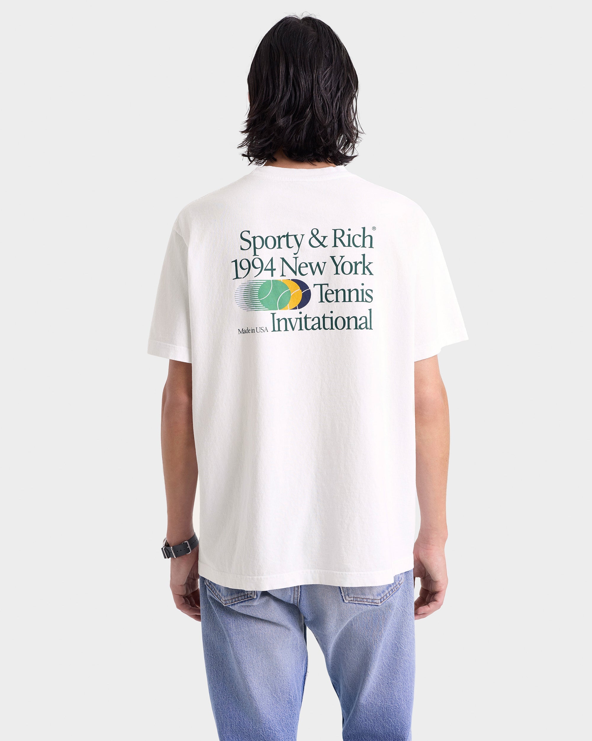 T-shirt Invitational - Blanc/Vert forêt