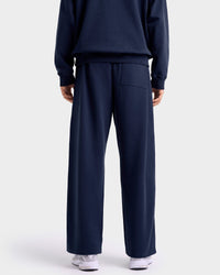Pantalon de survêtement large Yale Classic - Bleu marine/Blanc