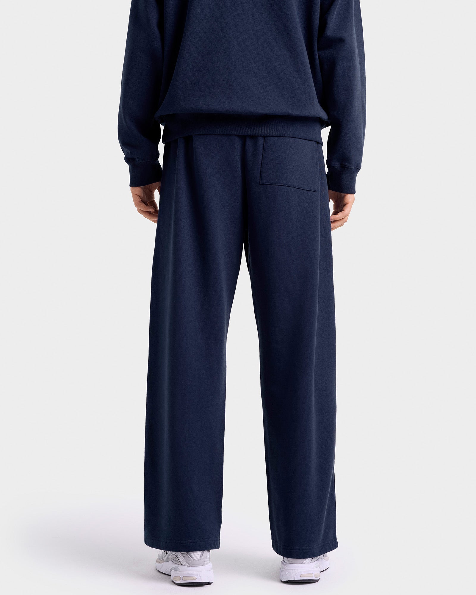 Pantalon de survêtement large Yale Classic - Bleu marine/Blanc
