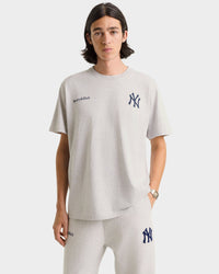 Pantalon de survêtement Heritage Yankees Serif - Gris chiné/Bleu marine
