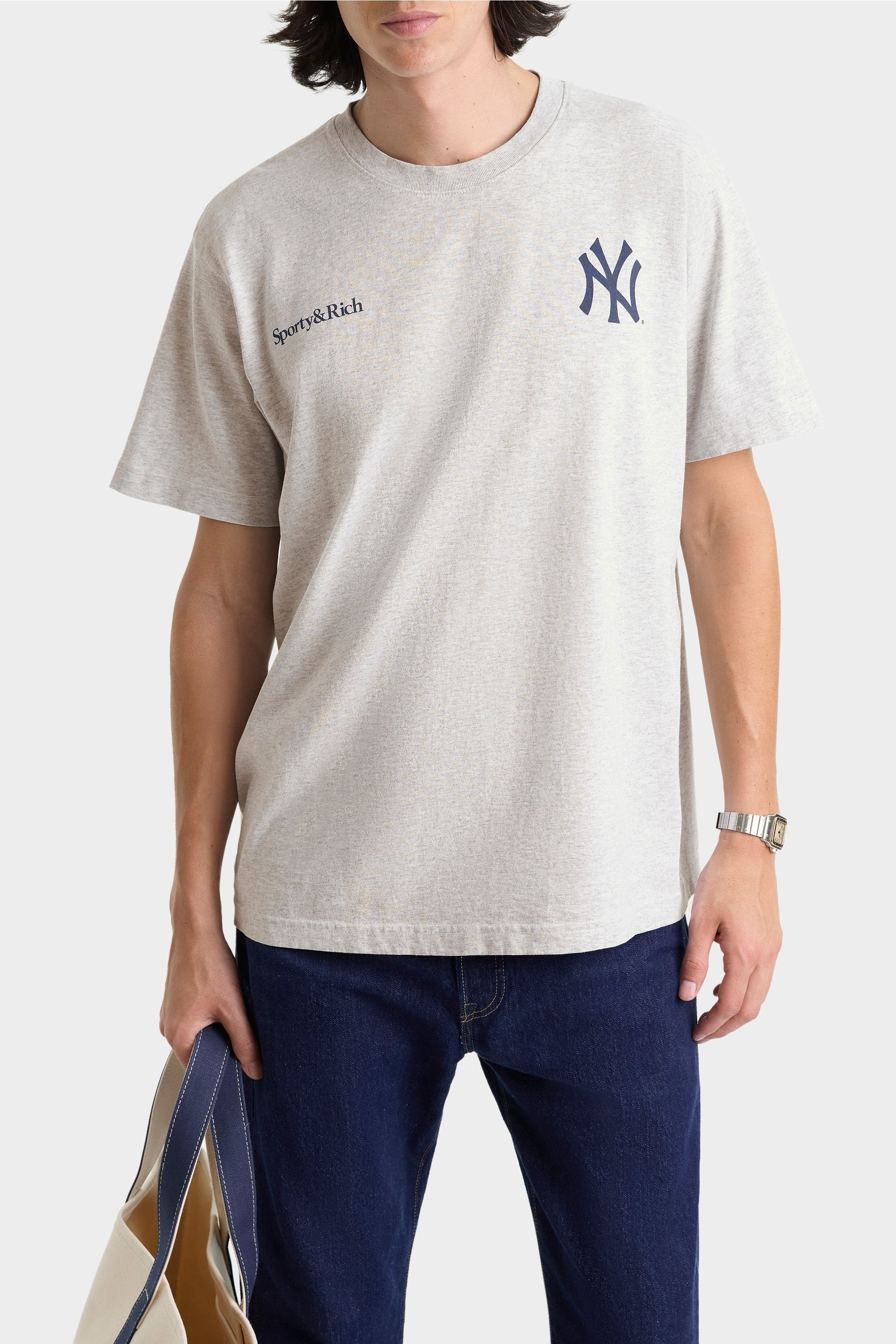 T-shirt Slugger à impression - Heather Gray