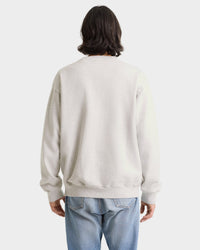 Pull à col rond Heritage Yankees Serif - Gris chiné/Bleu marine