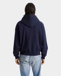 Sweat à capuche zippé Heritage Yankees Serif - Bleu marine/Blanc