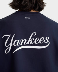 T-shirt Yankees Curve - Bleu marine/Blanc